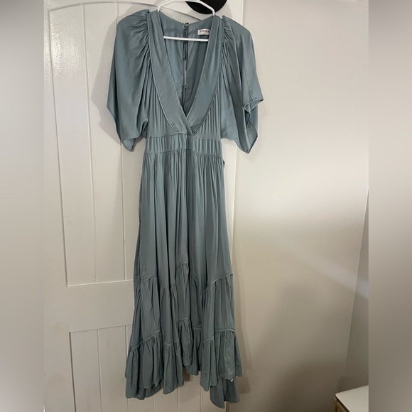 Real deep V neck MIDI dress - Size Small - Picture 2 of 4